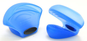 シリコンフィンガーミトン　２個組　ブルー